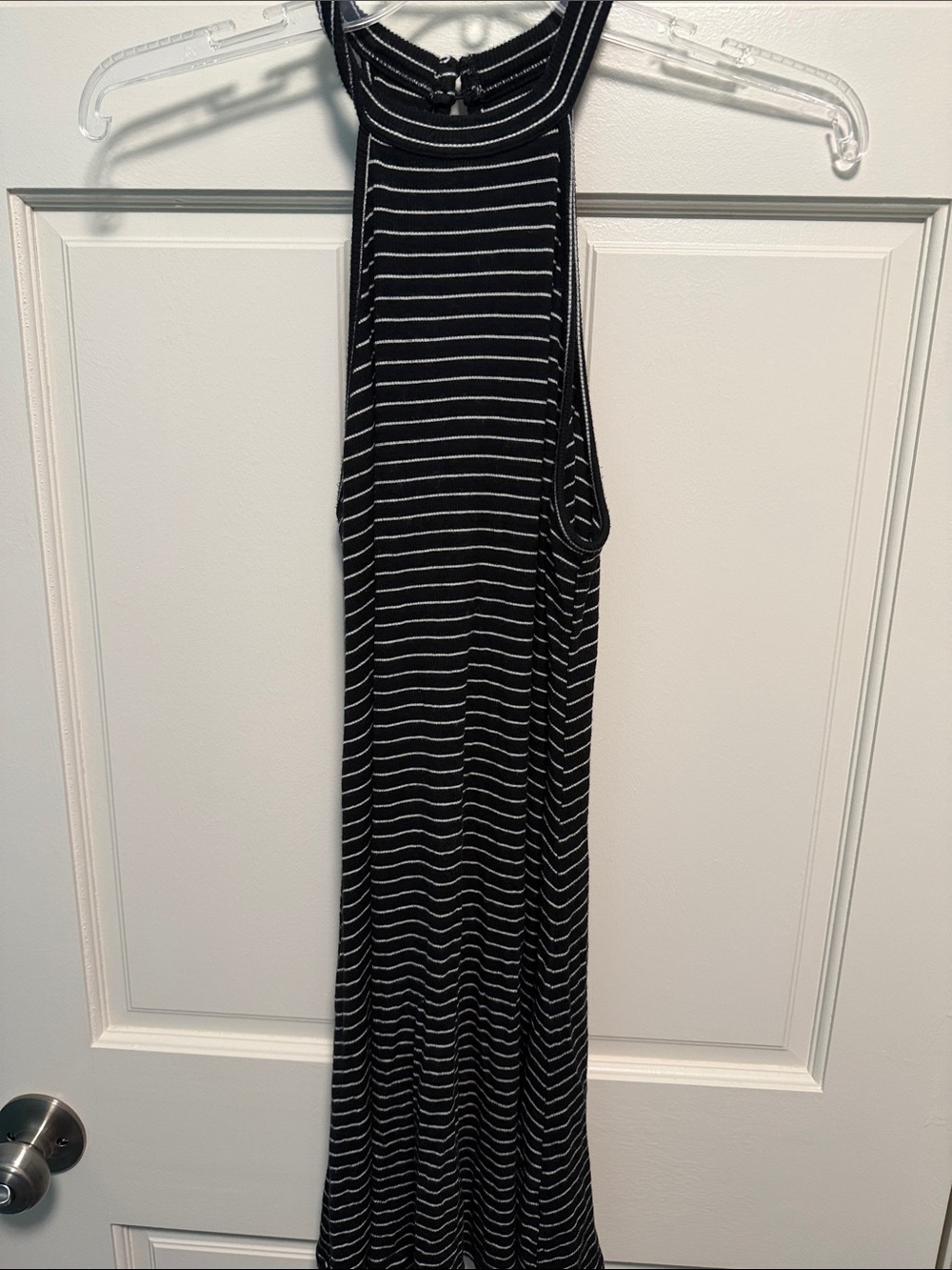 American Eagle Outfitters Black and White Striped Mini Dress